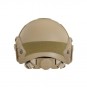 Kombat Tough Tactical Airsoft Assault Replica Adjustable Fast Helmet, Coyote Tan